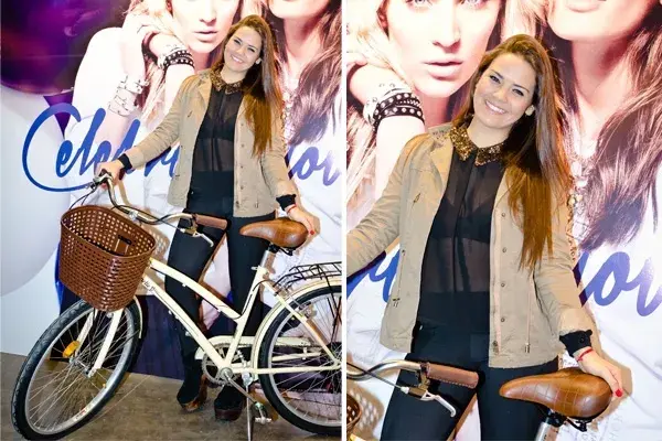 Mica Vázquez probó las bicis de Olmo Bikes en el espacio de Koxis en BAFWEEK. ¿Te gusta su look?