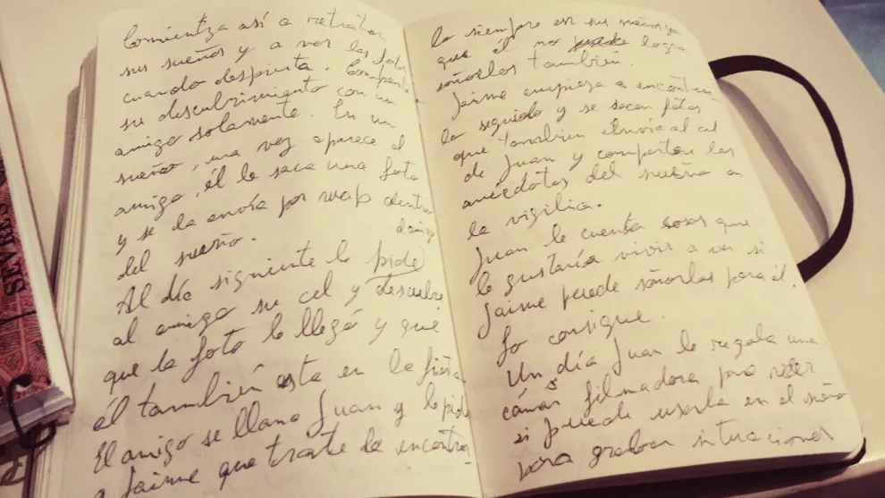 Algunas notas del cuaderno que llevaba encima