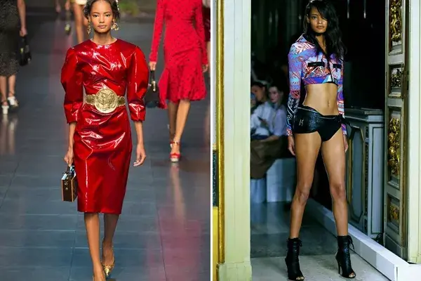 Participó también del desfile de Emilio Pucci