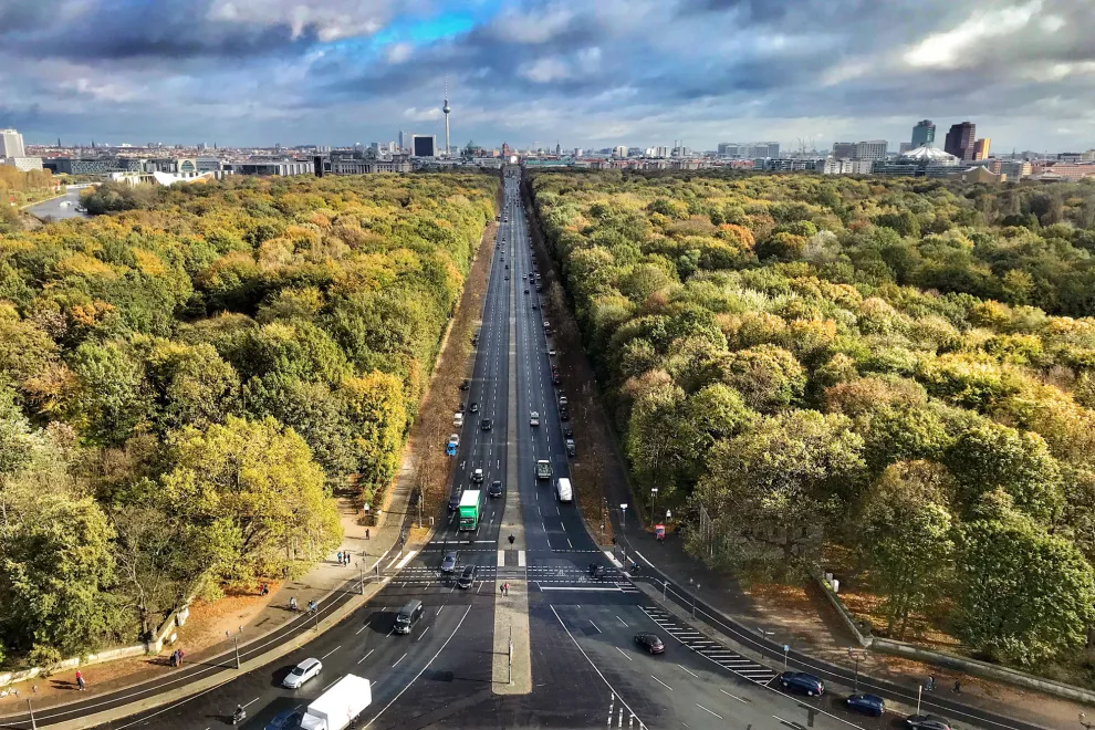 El Tiergarten, el megapulmón verde de la ciudad, es ideal para caminatas o paseos en bicicleta