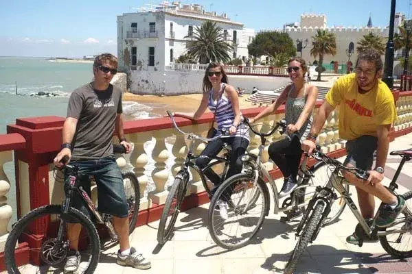 Recorriendo en bici