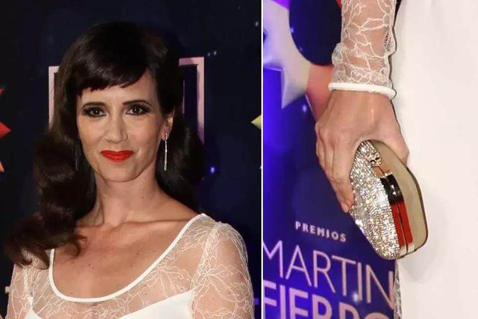 Griselda Siciliani llevó ondas al agua y unos pendientes largos y clutch de brillantes. Hasta ahí, bastante bien. ¡Lo que no nos convence es tanto maquillaje! Para la próxima, algo un poco más natural