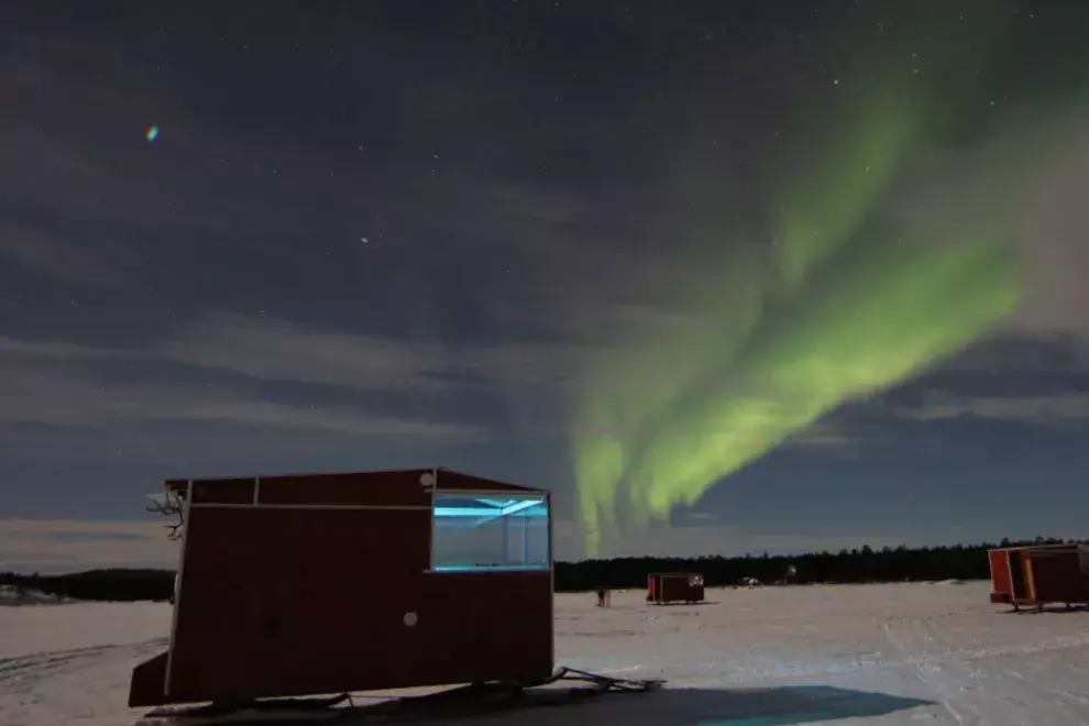 Cabaña móvil, Inaari, Finlandia