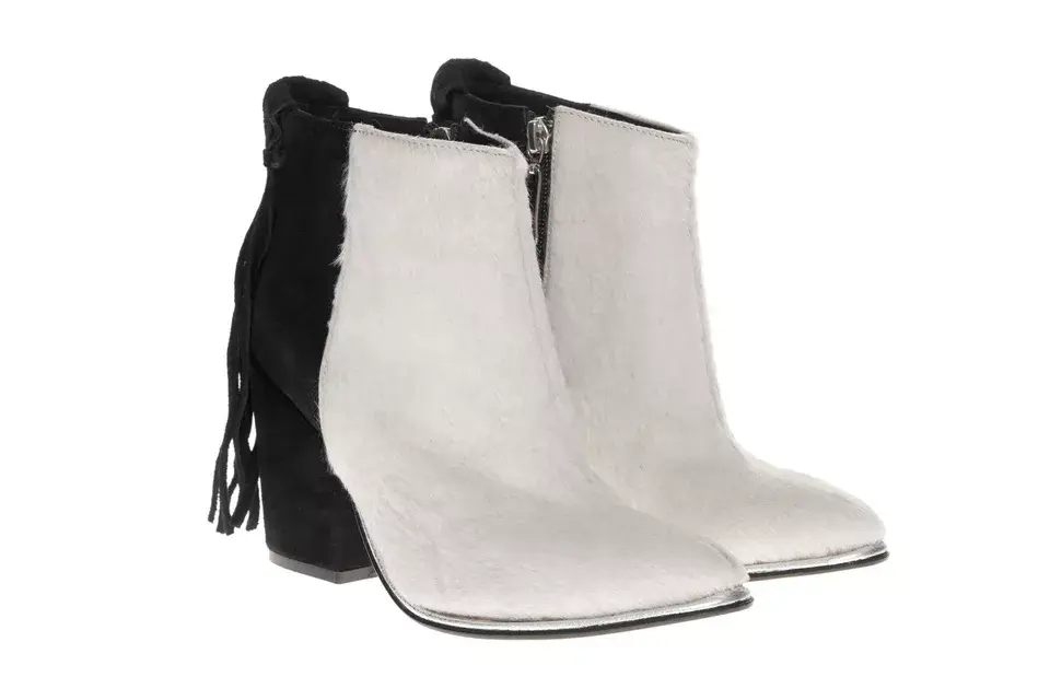 Botas cortas bicolor (Paz Colombo en Fotter, consultar precio)
