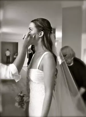 Backstage: justo antes de salir de la habitación