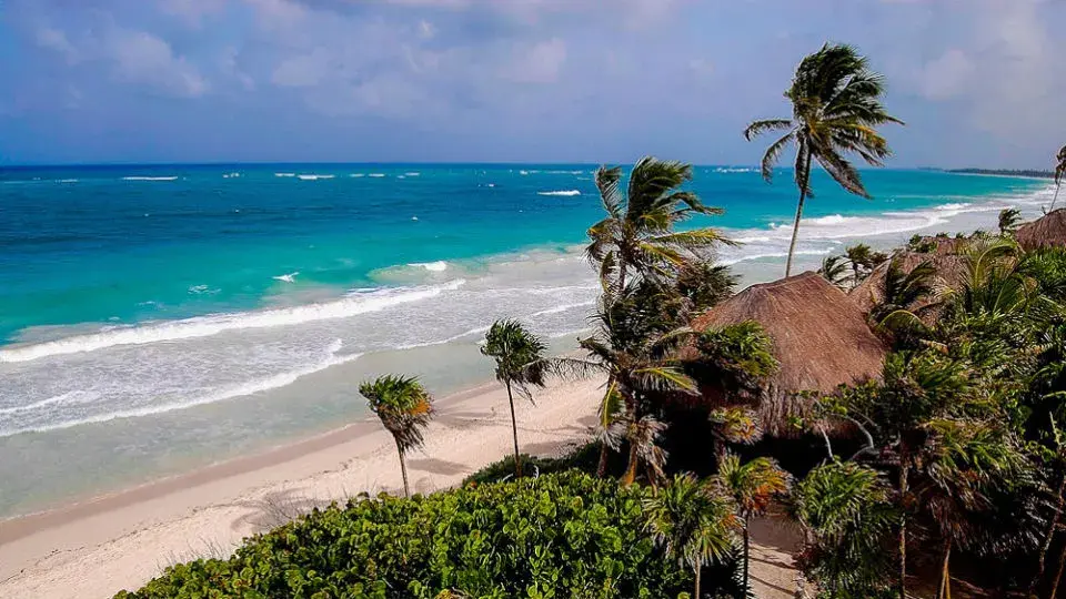 Vista de Tulum. Foto: Wikipedia