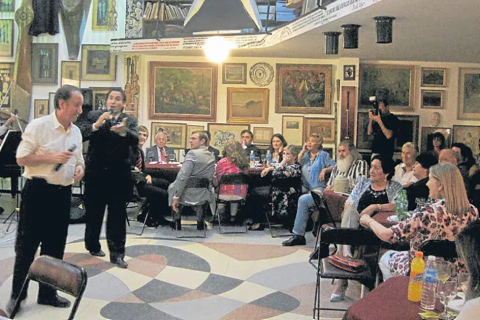 Noche de tango en El Fogón de los Arrieros