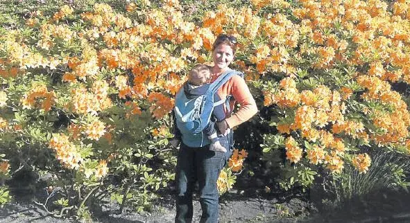 Sofía Fernández en el parque Clingandale