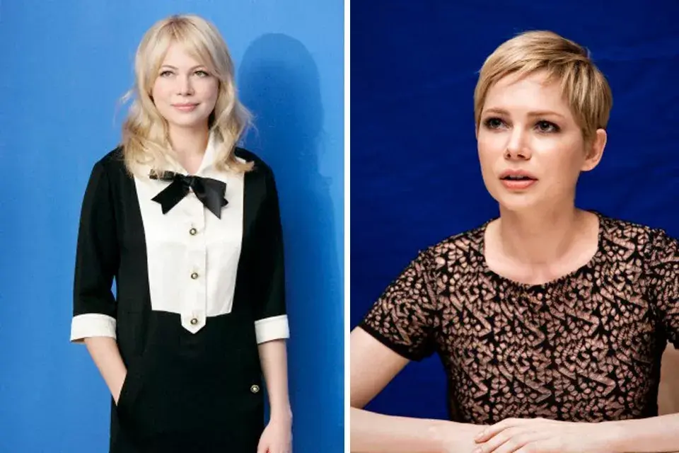 Michelle Williams, una de las primeras en adoptar el corte pixie