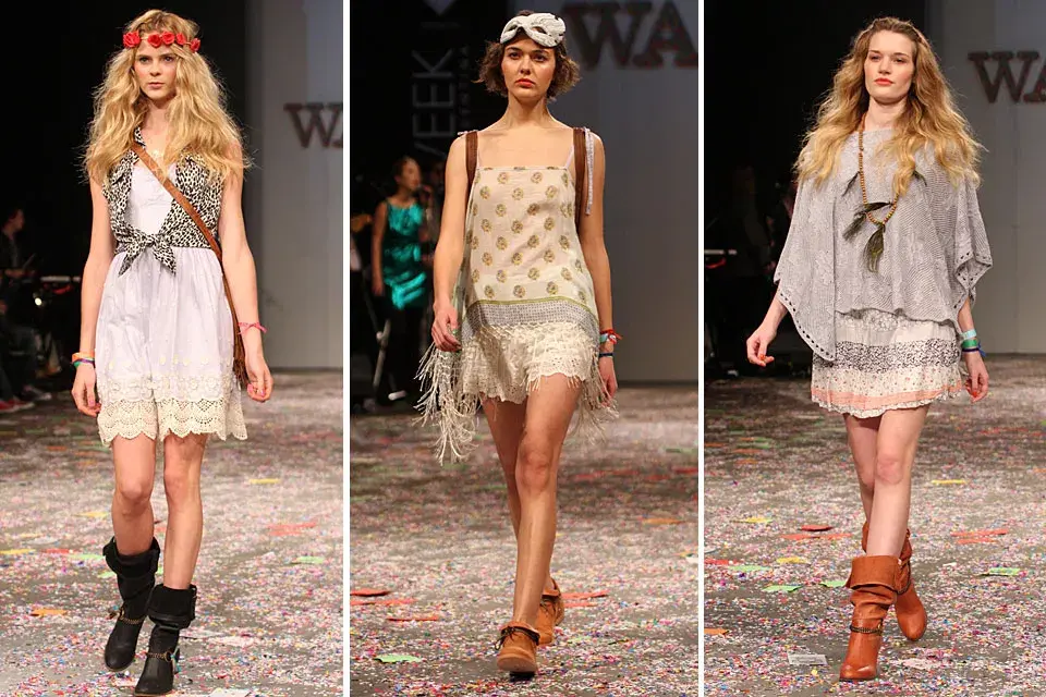 Wanama presentó su colección primavera-verano 2011/12, para mujeres y hombres, en una sala repleta de gente