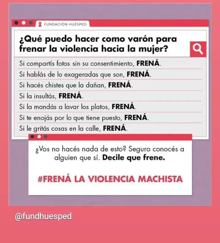 Campaña de Fundación Huésped contra la violencia machista