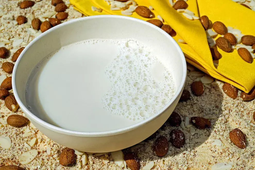 Podés elaborar vos misma la leche de almendras