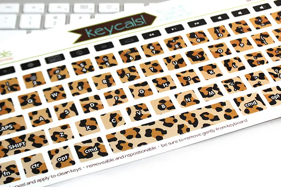 Si te gusta la onda animal print, podés sumarla a tu teclado