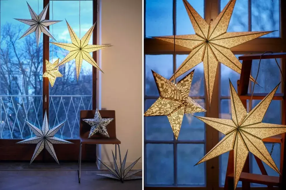 Parte de la colección "STRÅLA", están las lámparas colgantes así como con pie. Luz cálida, diseños delicados y una iluminación que brinda mucho confort en los ambientes. Foto: ikea.com