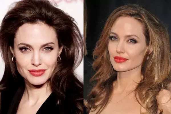Angelina juega con el movimiento y las ondas, para suavizar sus rasgos tan marcados