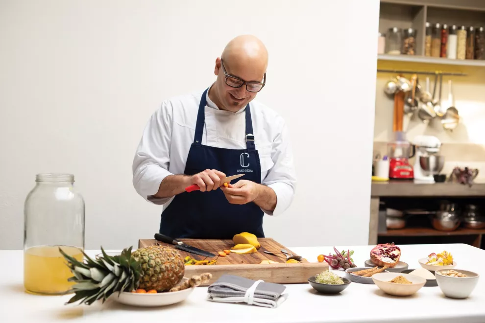 Máximo Cabrera nos comparte cuatro recetas que son un hit y un poco de su filosofía alimentaria.
