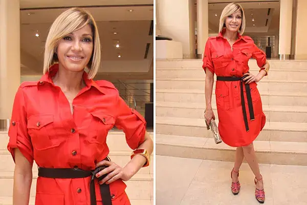 ¿Querés atraer todas las miradas? Elegí un chemise de un color bien subido como el de Catherine Fulop; el modelo que usó es de Carolina Herrera