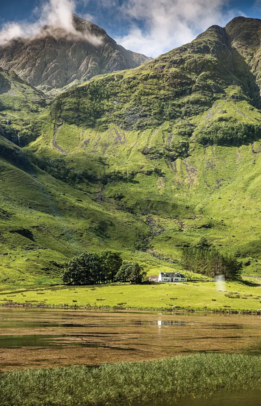 Ruta por Glencoe, el valle más famoso y espectacular del país.