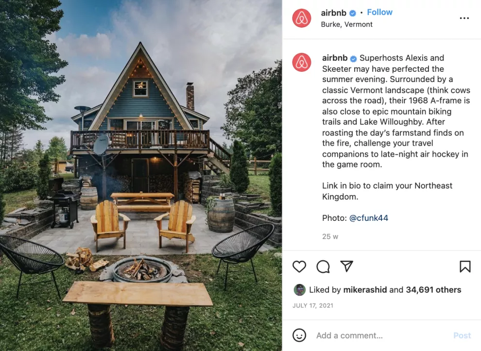 Las casas más elegidas por usuarios de Airbnb