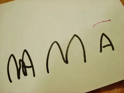 Anoche, para su madre (y para mostrarles)