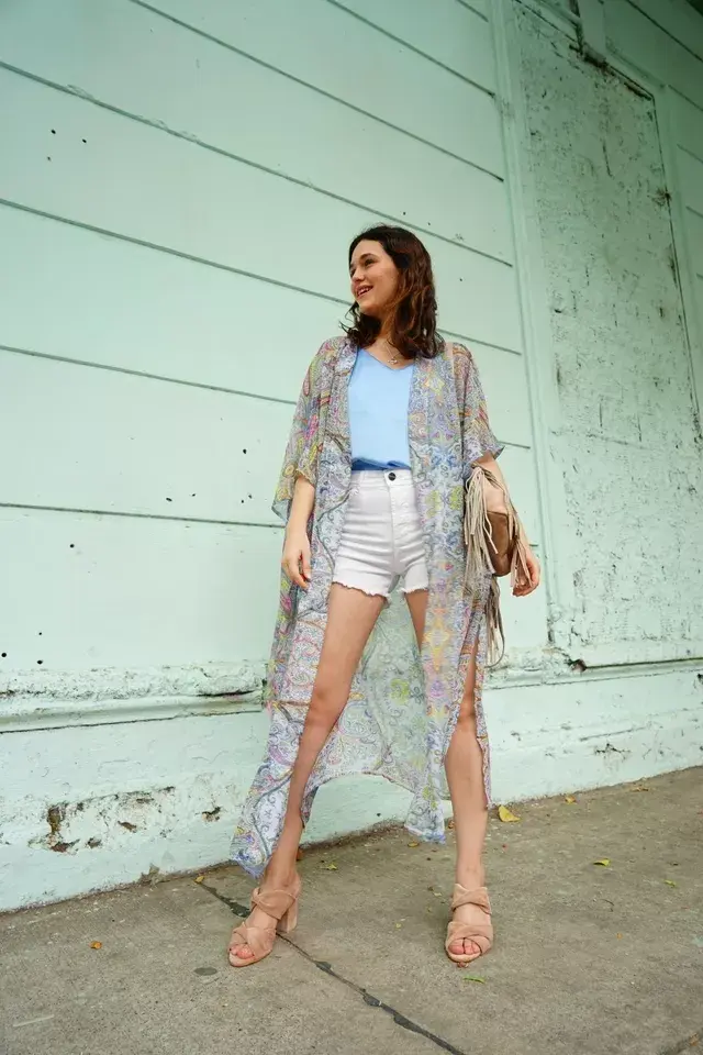 Kimono, musculosa y short @benjaminaonline Mochila @tormenthabags