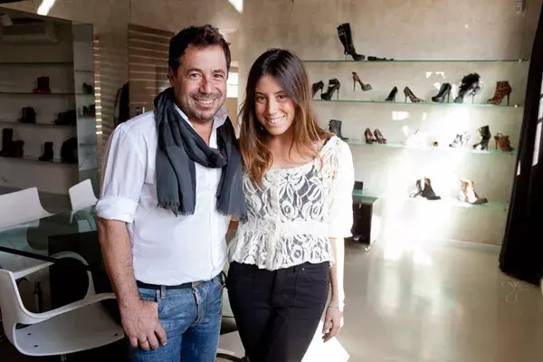 Ricky Sarkany y su hija Sofía