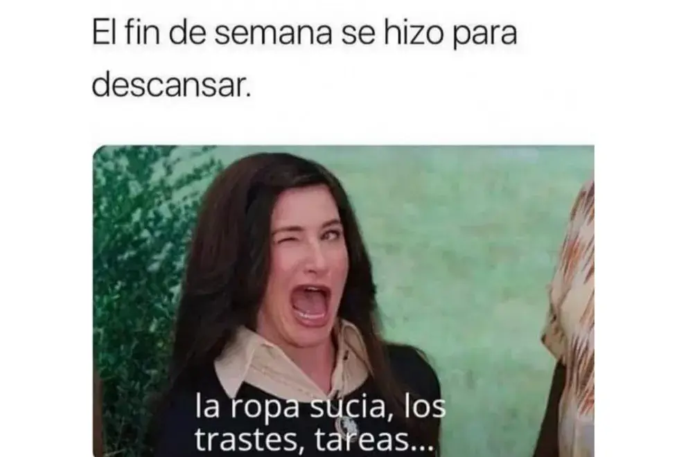 Memes sobre el fin de semana