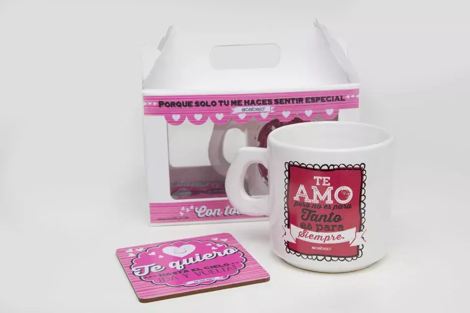 Set de taza (Acabajo, $250)