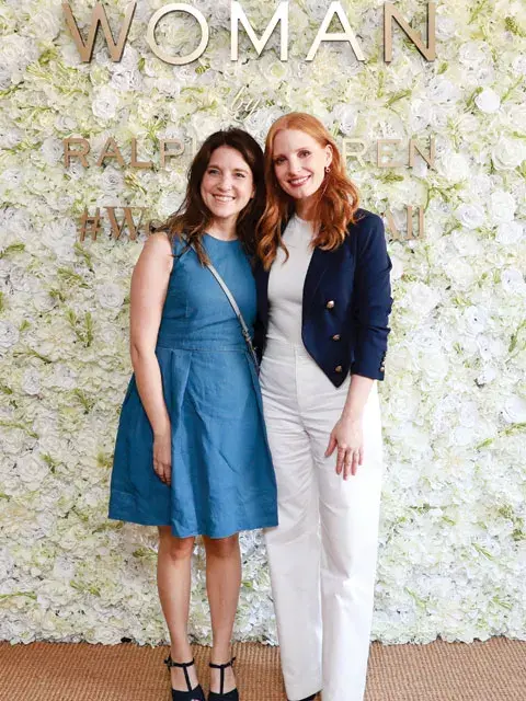 Sole Simond, directora de OHLALÁ!, junto a Jessica en el evento lanzamiento.