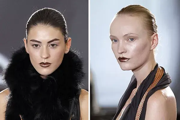 Recogido, bien tirante hacia atrás, por Gustavo Lins