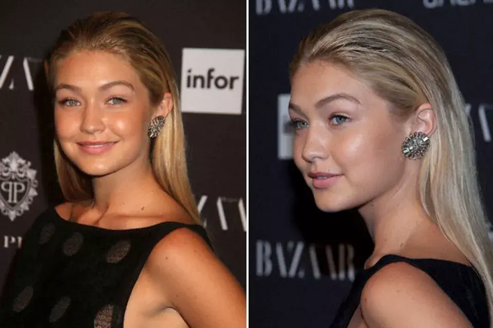 Si de tendencias de pelo se trata, Gigi es la primera en sumarse a las diferentes propuestas. En este caso, el wet look fue su elegido