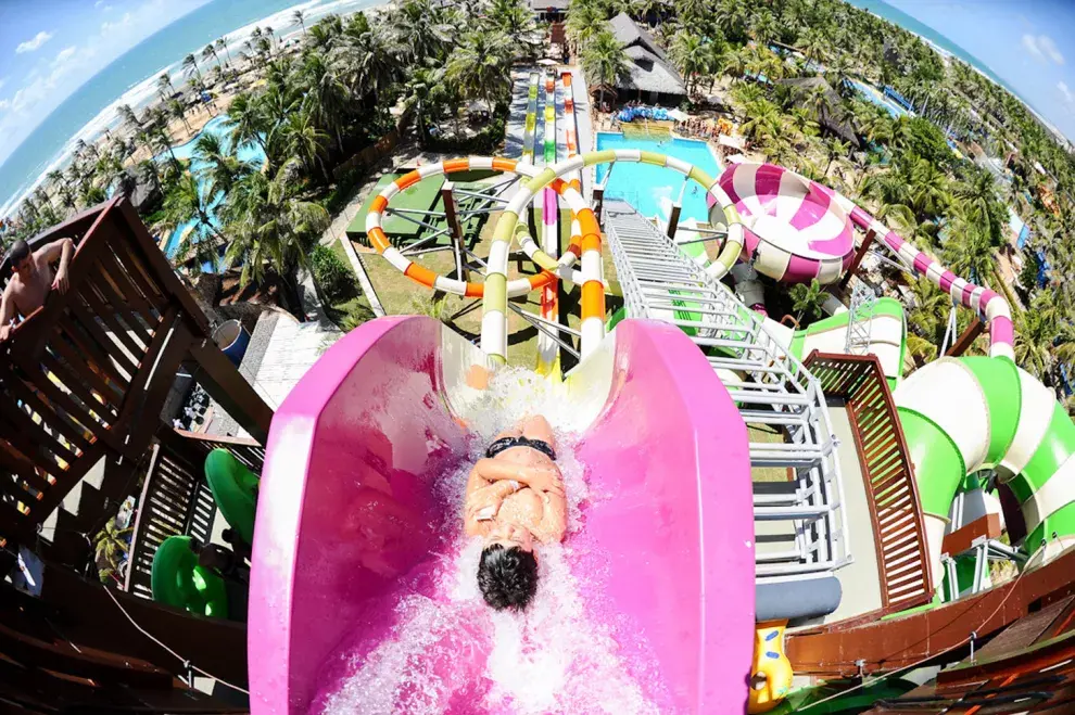 Beach Park, en Fortaleza, uno de los parques más conocidos del Nordeste. Foto: Joao Melo.