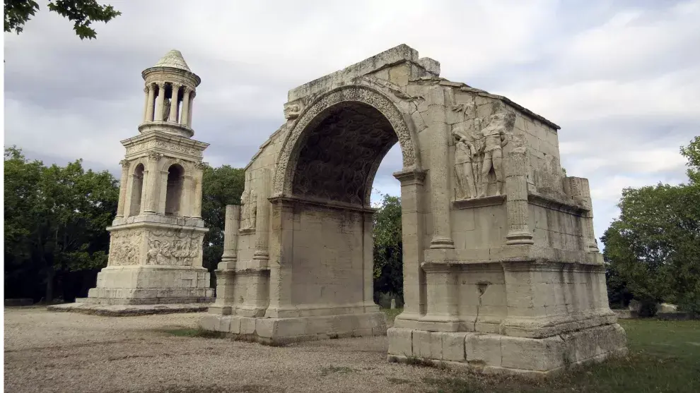 Glanum fue un próspero centro comercial, termal y religioso