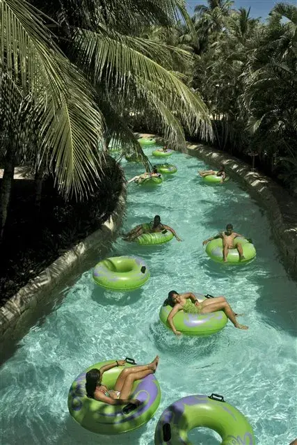 Además del vértigo, el relax también es posible en el parque