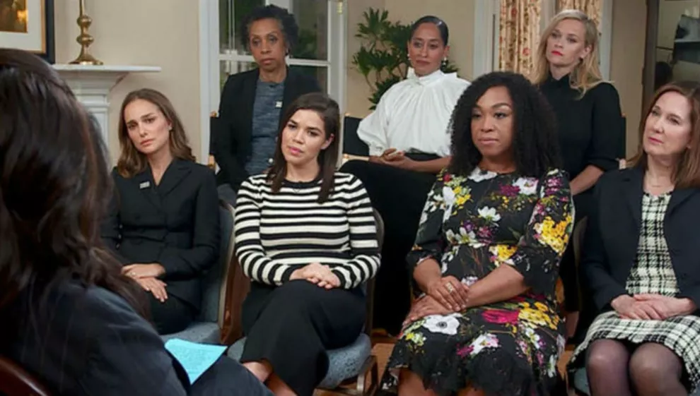 Reese Witherspoon, Natalie Portman, America Ferrera, Tracee Ellis Ross debatieron junto a la Oprah Winfreysobre los abusos en Hollywood
