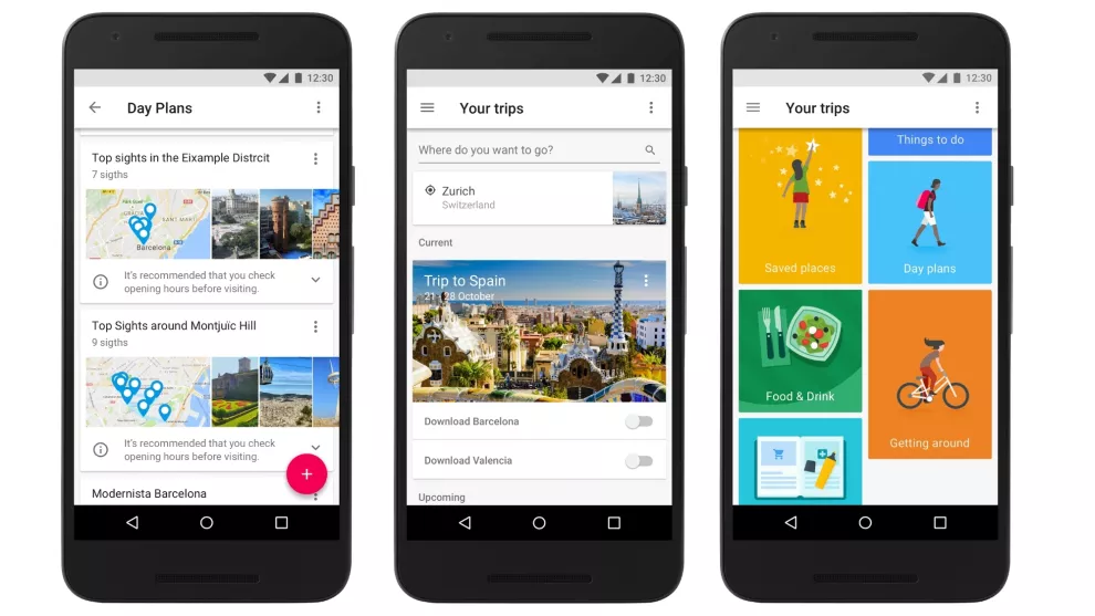 Google Trips: una aplicación para programar viajes y actividades recreativas