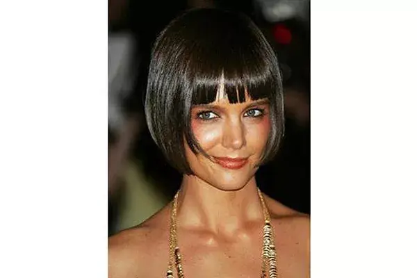 Exceso de base: Katie Holmes, con un tono que no coincide con su piel