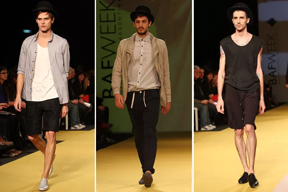 Estampas, rayas, jackard, tramados, tela bifaz; Grupo 134 se inspiró en la película Earth
from above para los colores y las formas (geométricas)