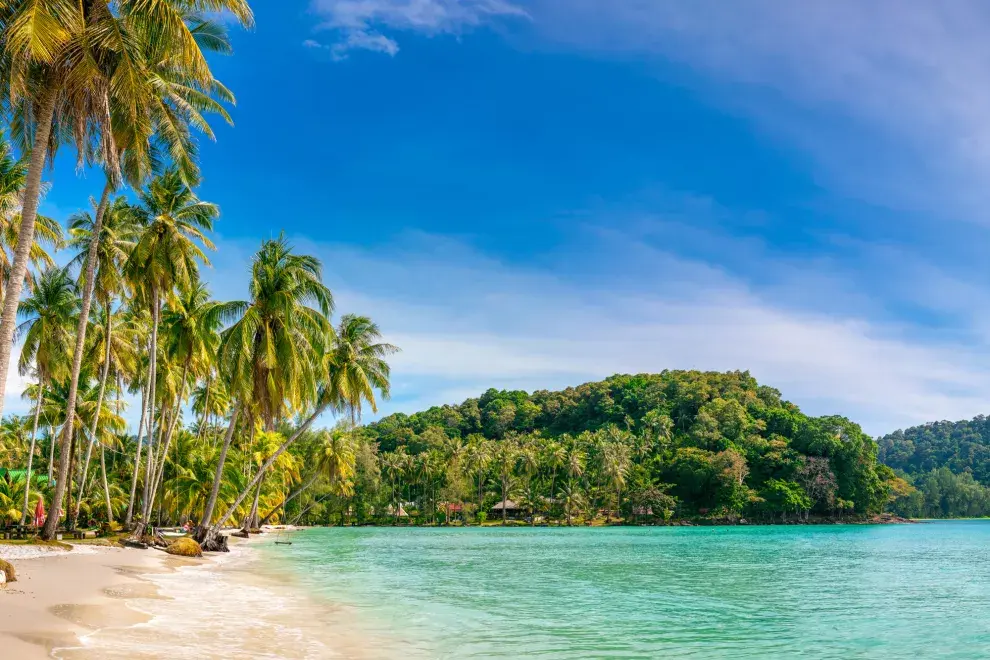 Drew no quería perderse la oportunidad de conocer la playa de Indonesia