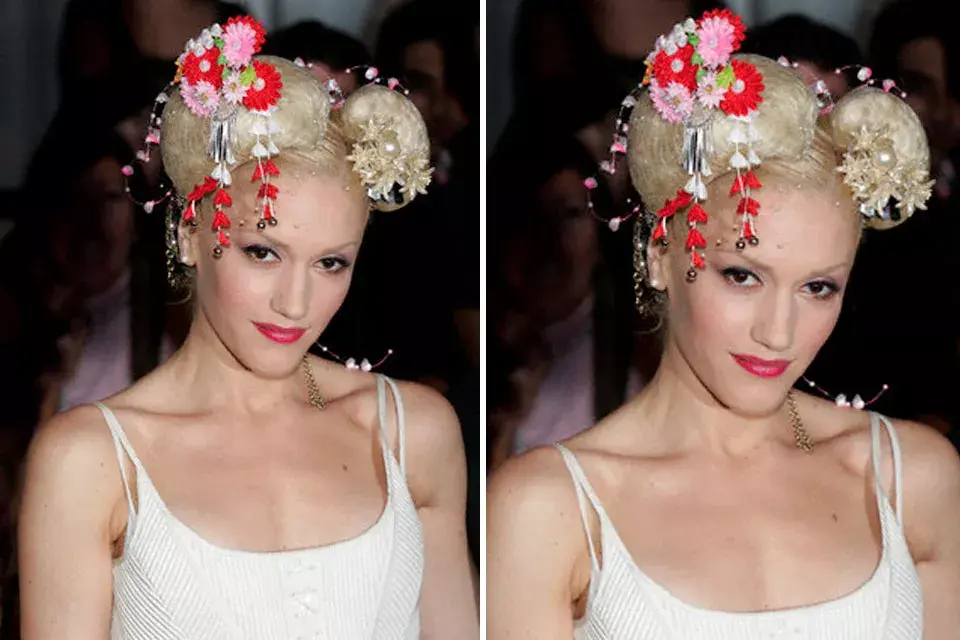 Los tocados, otra opción que usó la cantante, en más de una oportunidad, para asistir a algún evento