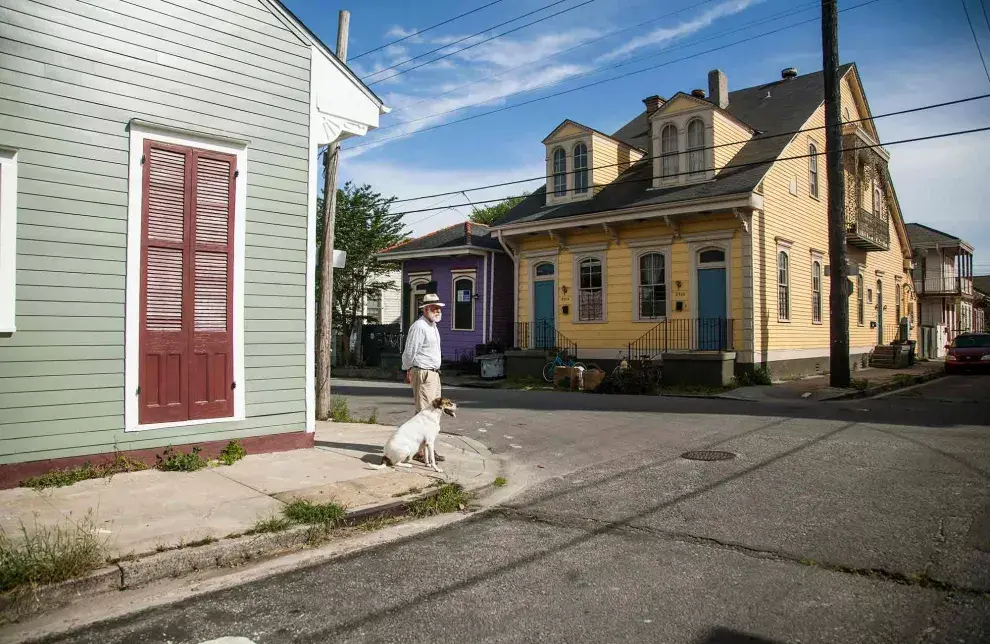 Atmósfera serena en Bywater, barrio en alza. 