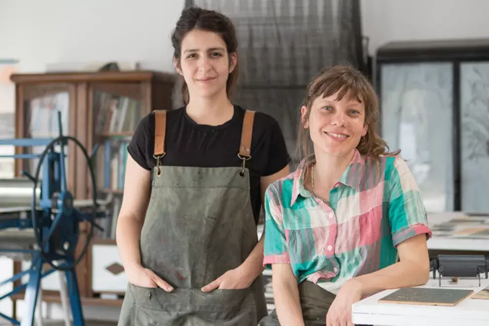 Delfina y Victoria, amigas y socias.