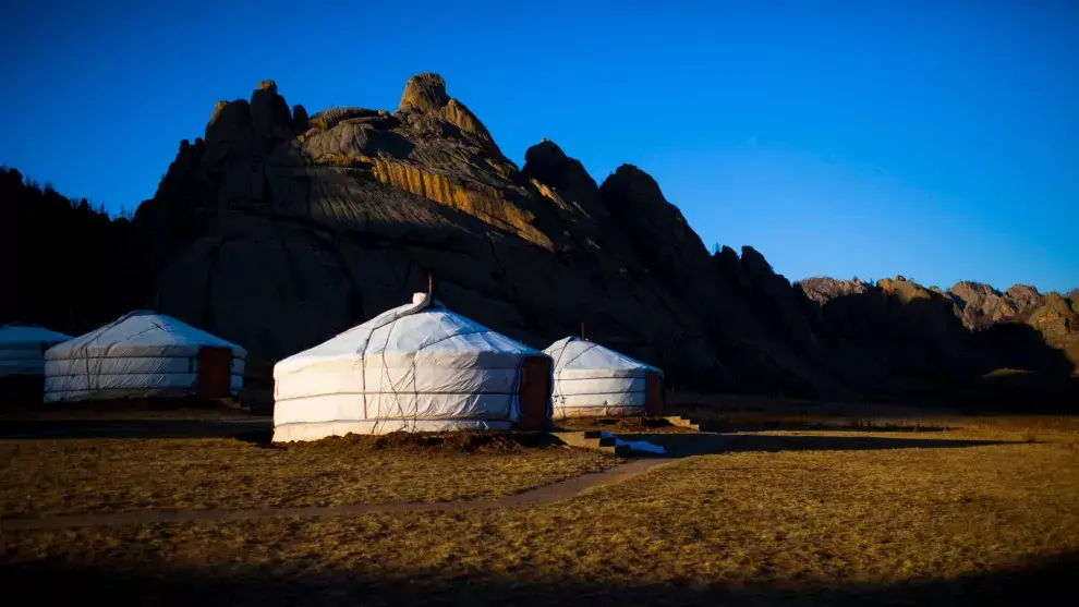 Cerca del 25 por ciento de los mongoles aún vive en yurtas, sus típicas tiendas