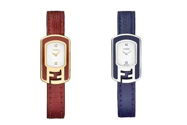 Modelo Chameleon Enamel en  marrón y azul (Fendi, consultar precio)