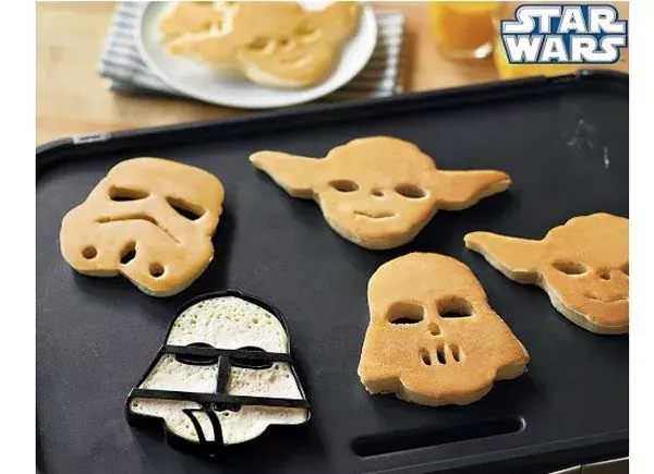 Para chicos y grandes, moldes para hacer galletitas con los personajes de Star Wars