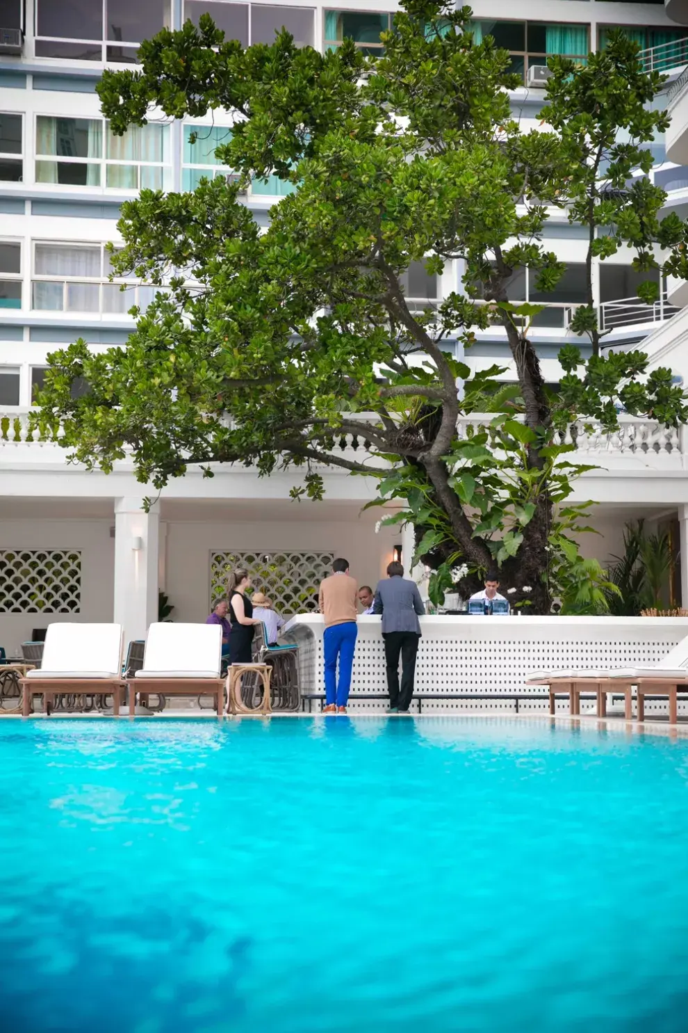 La piscina es uno de los puntos más destacados