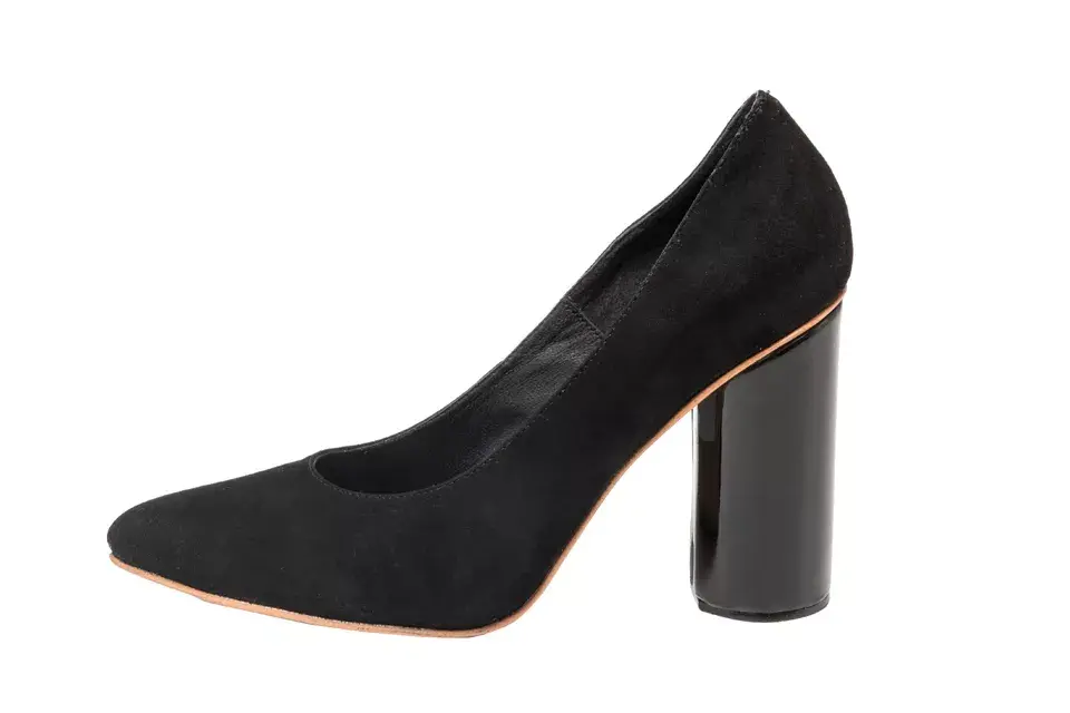 Stilettos de taco ancho (Natacha, $1739)