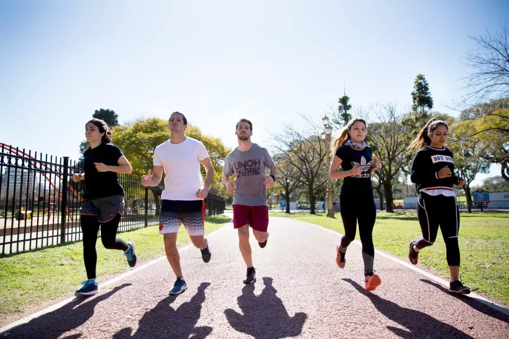 Hay running teams del gobierno de la Ciudad en todos los barrios
