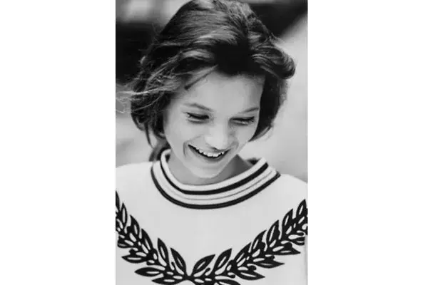 Una de las primeras fotos que hizo Kate como modelo