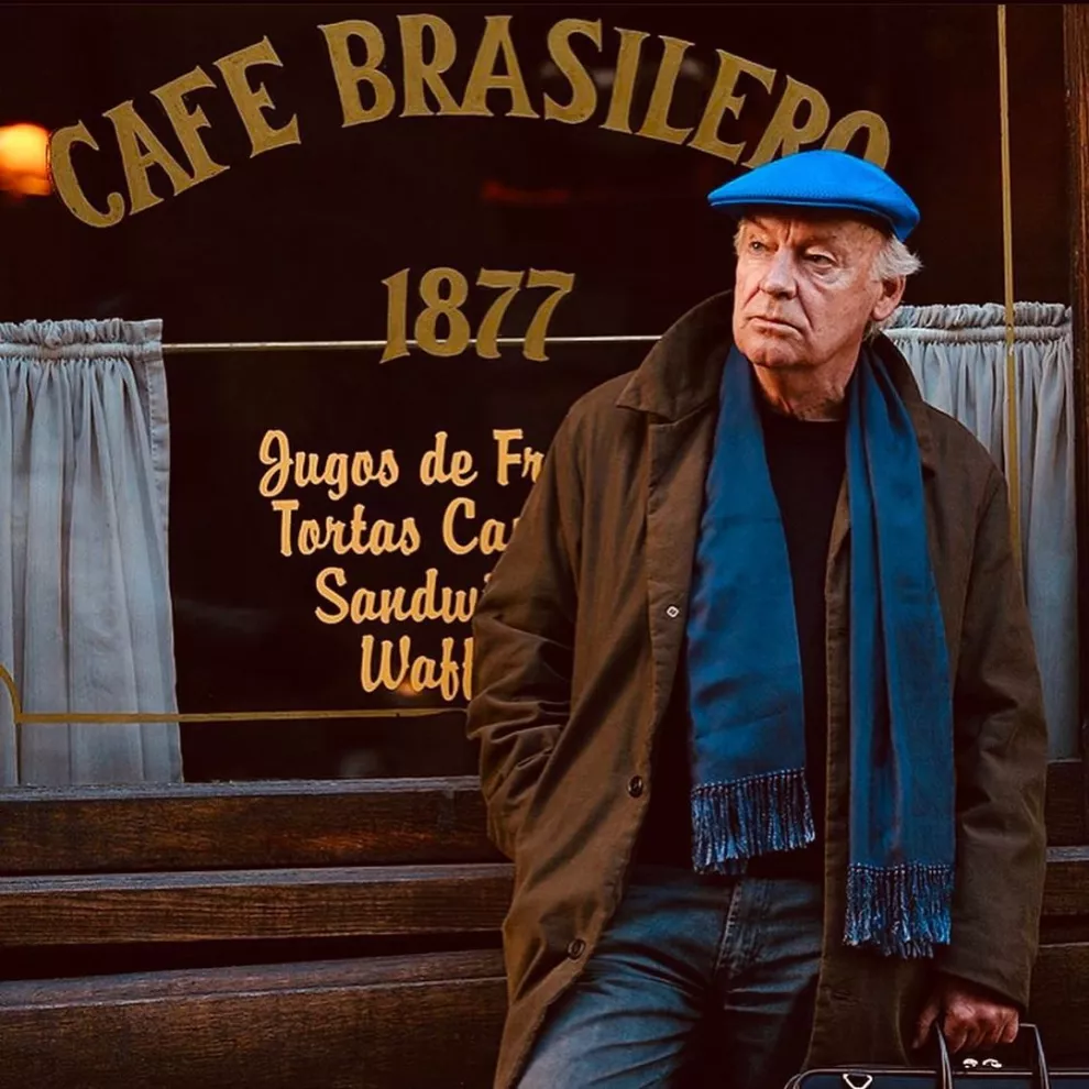 El escritor Eduardo Galeano era habitué del Café Brasilero